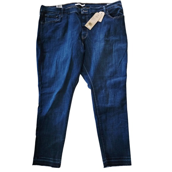 Levis 721 Sculpt High Rise Skinny Jeans 26W Dark Wash Denim Women's NWT $70 - Picture 1 of 13